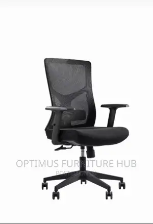 Black Office Chair (Swivel)