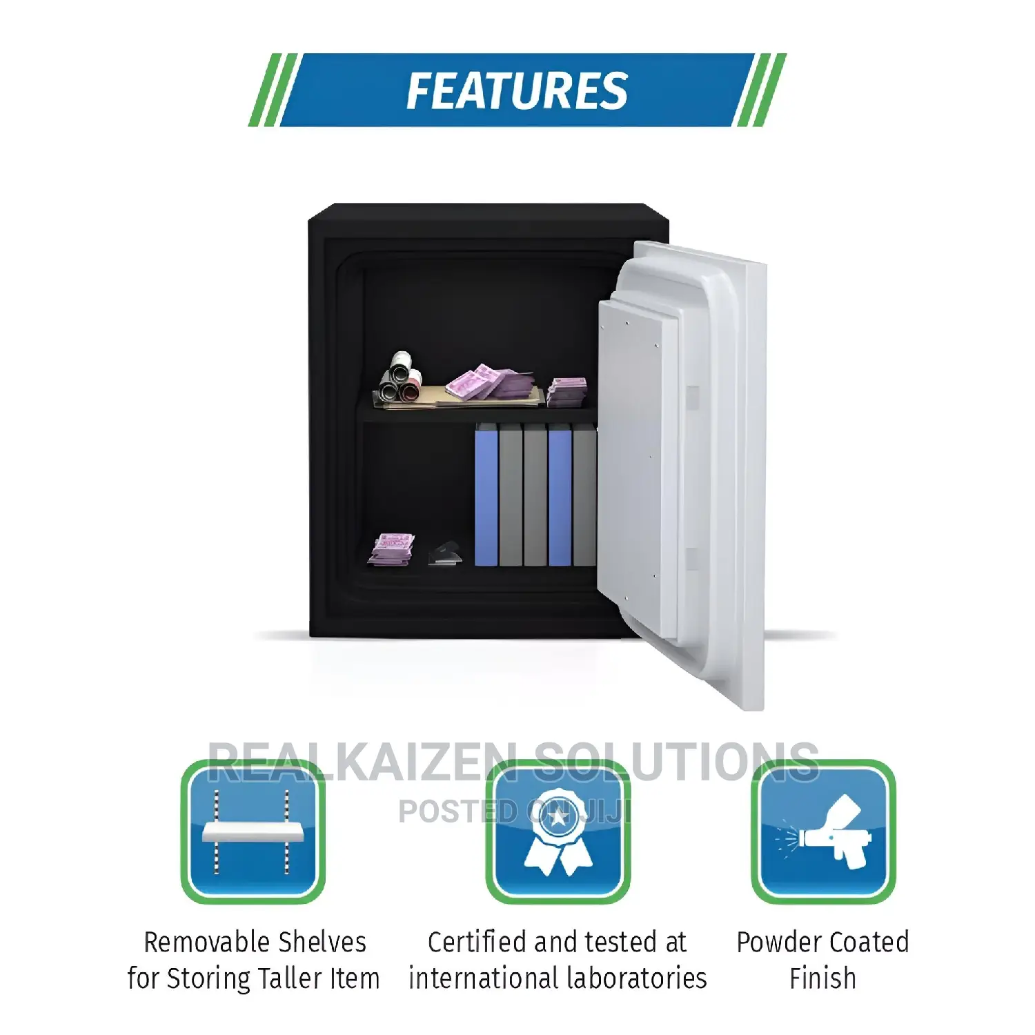 GODREJ Safire 20L Fire Resistant 2 Key Lock Safe Box 40kg