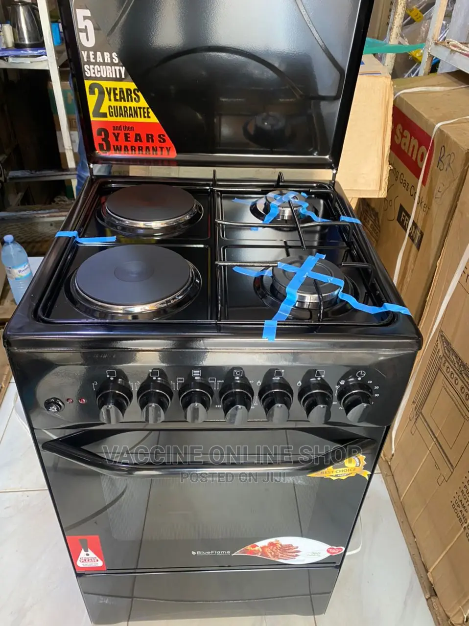 Blue Flame Cooker 2gas+2elecrtic