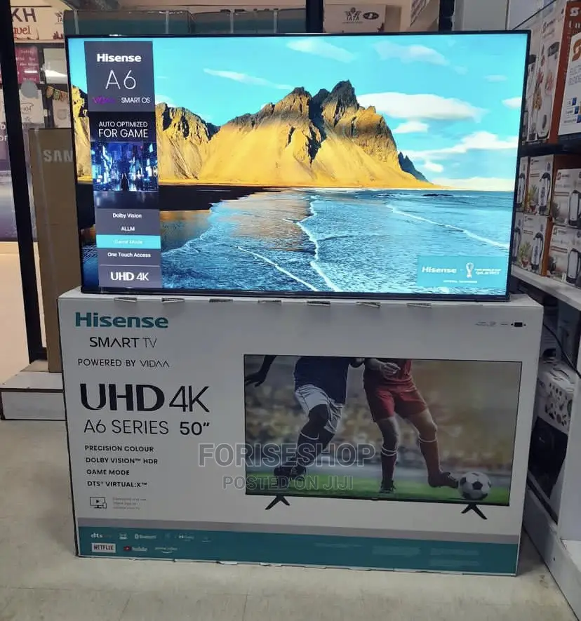 Hisense 50inchs 4k Smart Uhd Tvs 3yr Warranty