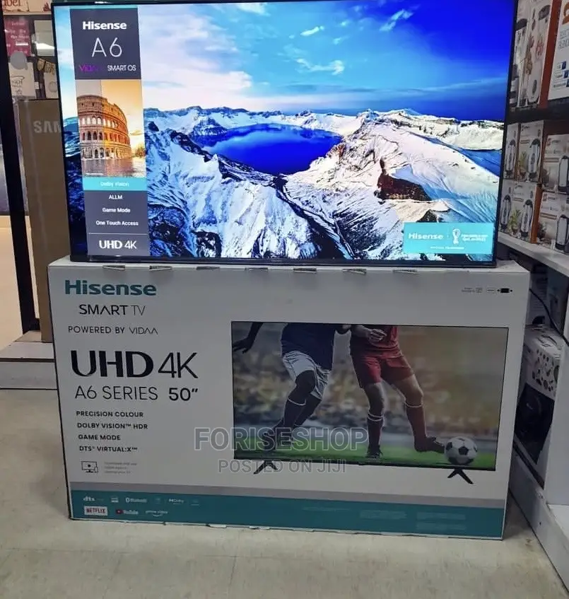 Hisense 50inchs 4k Smart Uhd Tvs 3yr Warranty