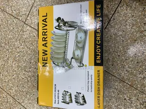 2 Layer Stainless Steel Plate Rack