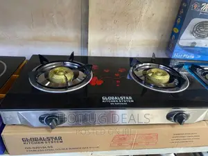 Global Gas Stove Cooker With Glass Top Gs-g201s – Black