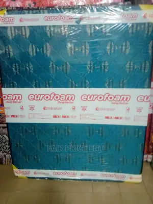 Premium High Density Mattress.Eurofoam.5x6x12inches.( Blue)