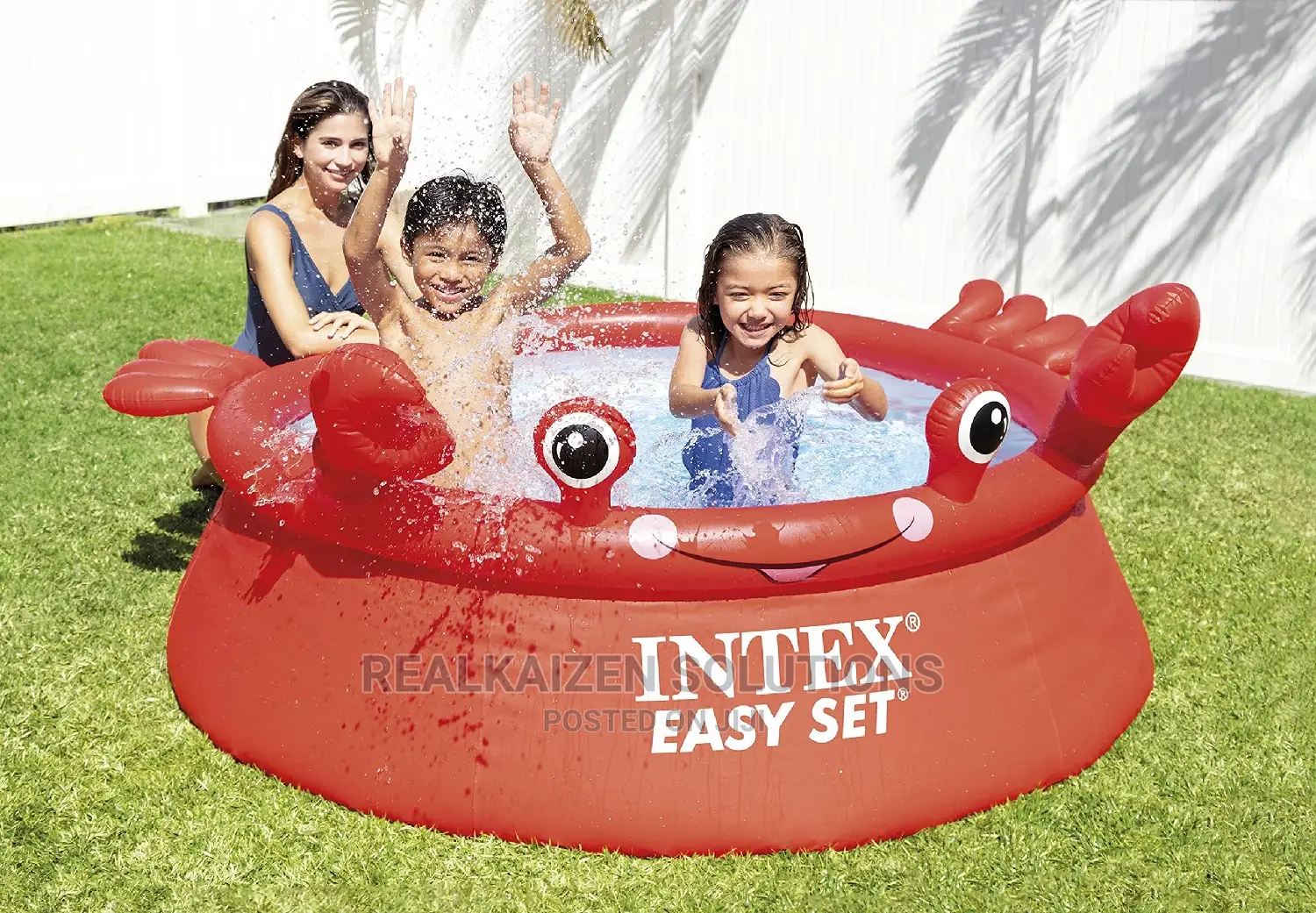 INTEX Easy Set Happy Crab Inflatable Swimming Pool
1.83m