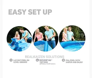INTEX Easy Set Above Ground Inflatable Pool 3.1mx61cm