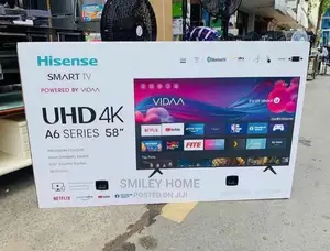 Photo - Hisense Uhd- A6series 58inches Vidaa Smart Tv at Discounted