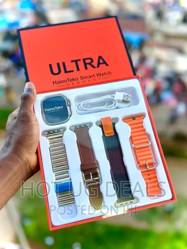 T94 Ultra Max Smart Watch | Haino Teko | 4 Pairs of Straps