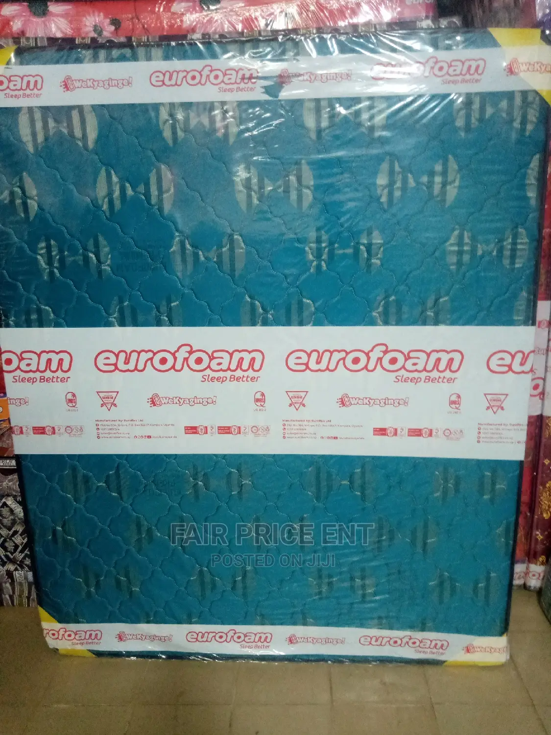 Eurofoam Premium High Density.6x6x6inches.(Blue)