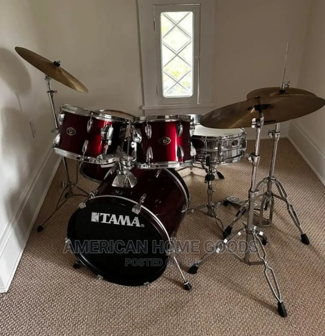 TAMA Drum Set With Cymbals and Hi-Hat in Excellent Condition