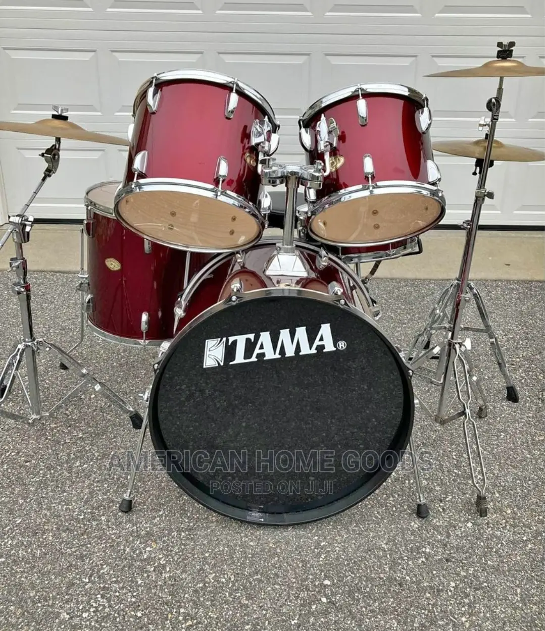 TAMA Drum Set With Cymbals and Hi-Hat in Excellent Condition
