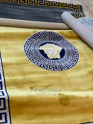 Golden Versace Centre Carpets