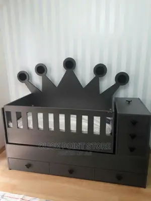 Photo - Baby Crib/ Baby Crib Bed/ Wooden Baby Cribs/ Cot Bed