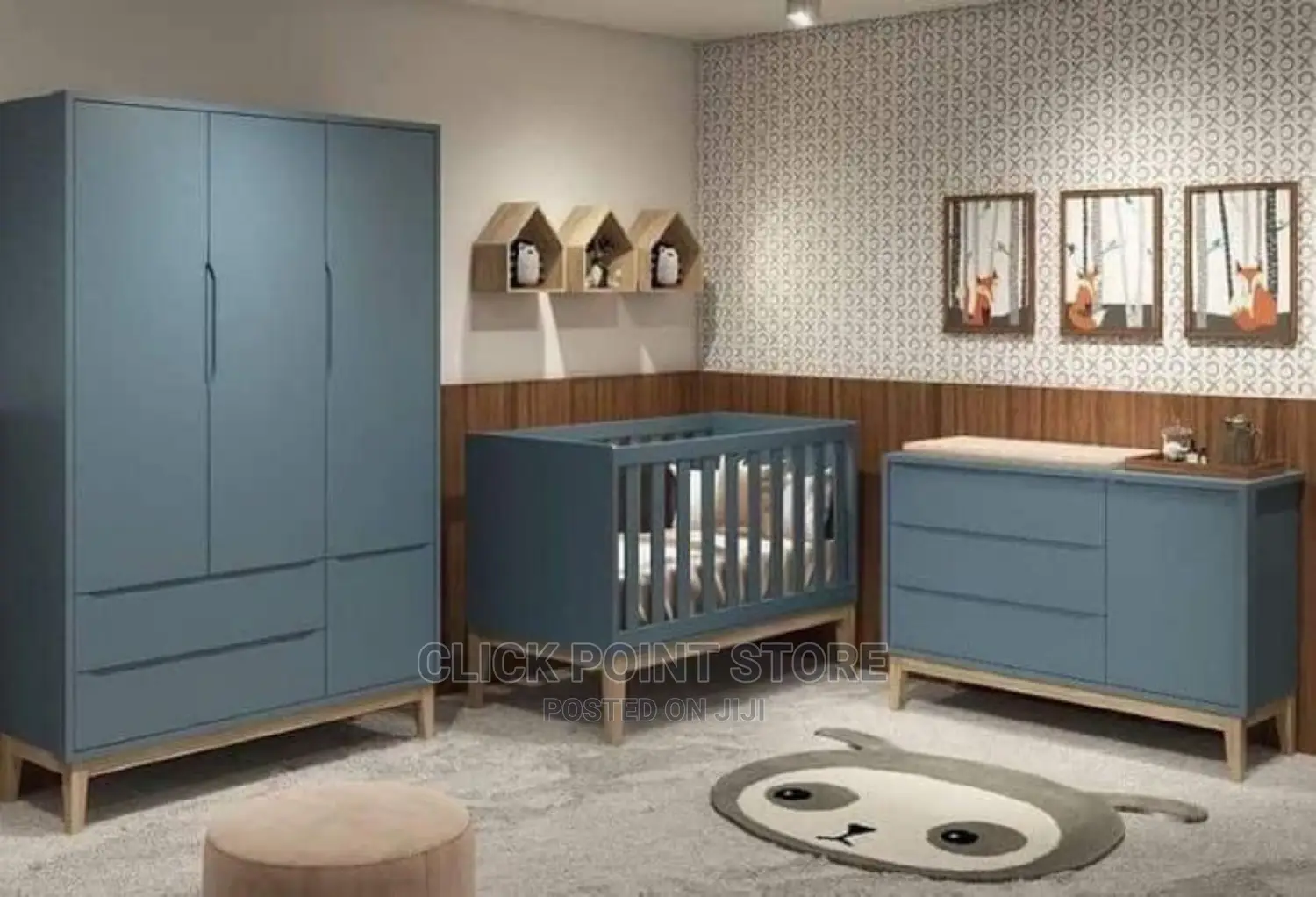 Baby Crib Full Set/ Wardrobe/ Chest Drawer/ Baby Crib / Crib