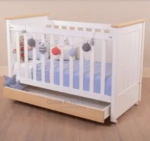 Photo - Baby Cot /Baby Crib/ White Baby Crib/ Baby Cots/ Baby Crib