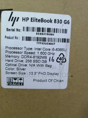 New Laptop HP EliteBook 830 G6 16GB Intel Core I5 SSD 512GB