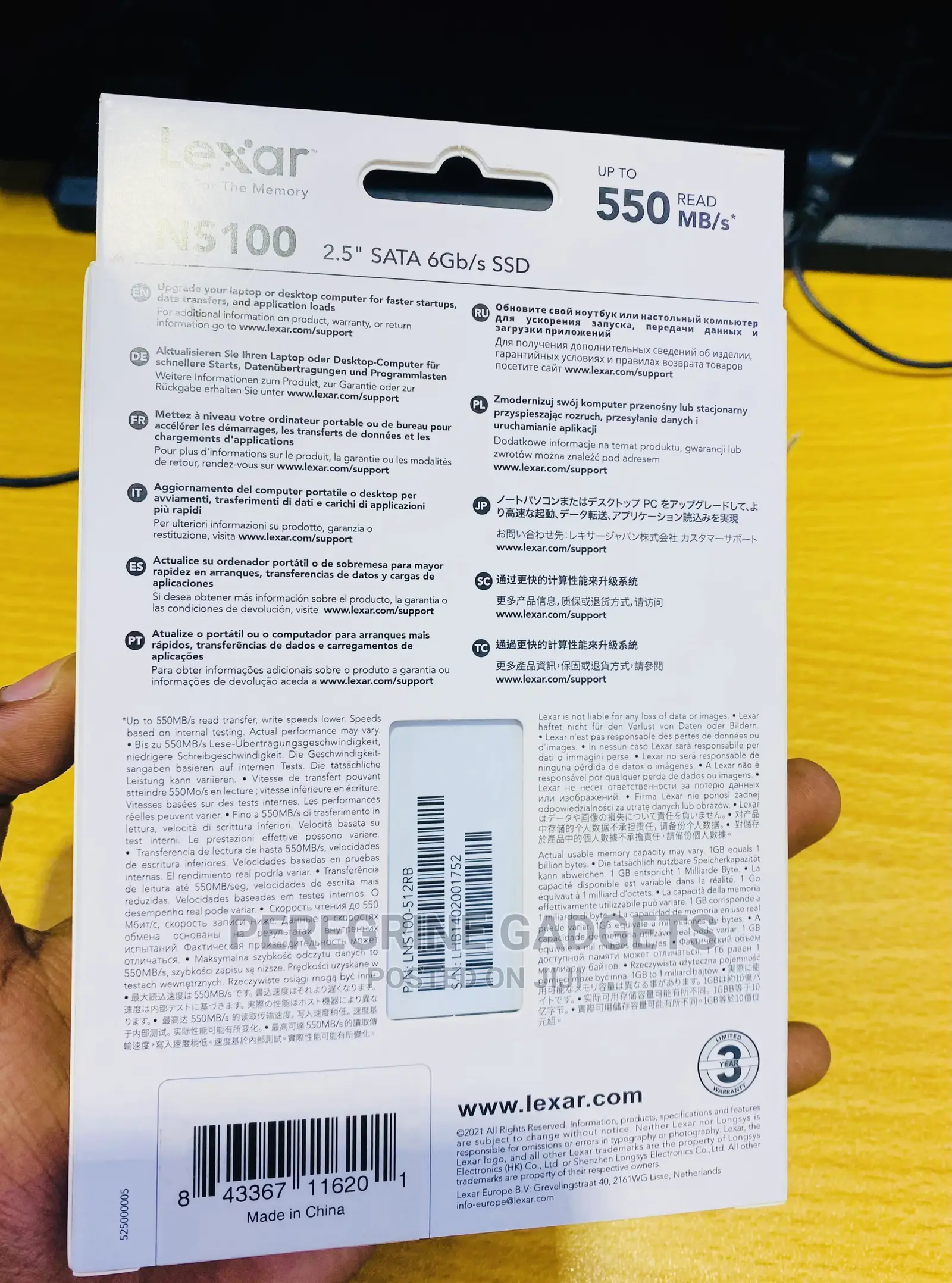 Lexar Ns100 512gb Ssd