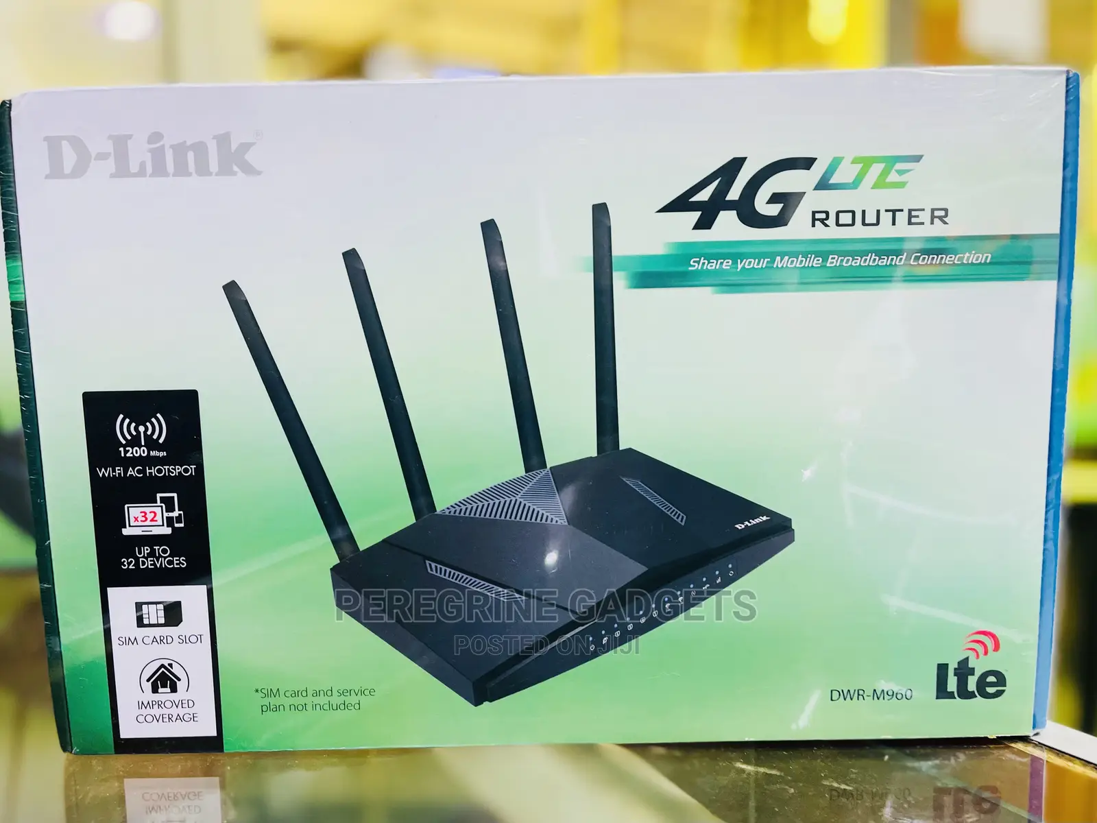 DWR-M960 4G LTE Router Simcard Slot 