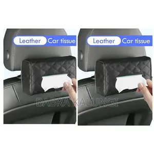 Leather Car Tissue Box