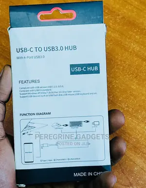 Original Usb-C to Usb3.0 Hub 4port ;.: