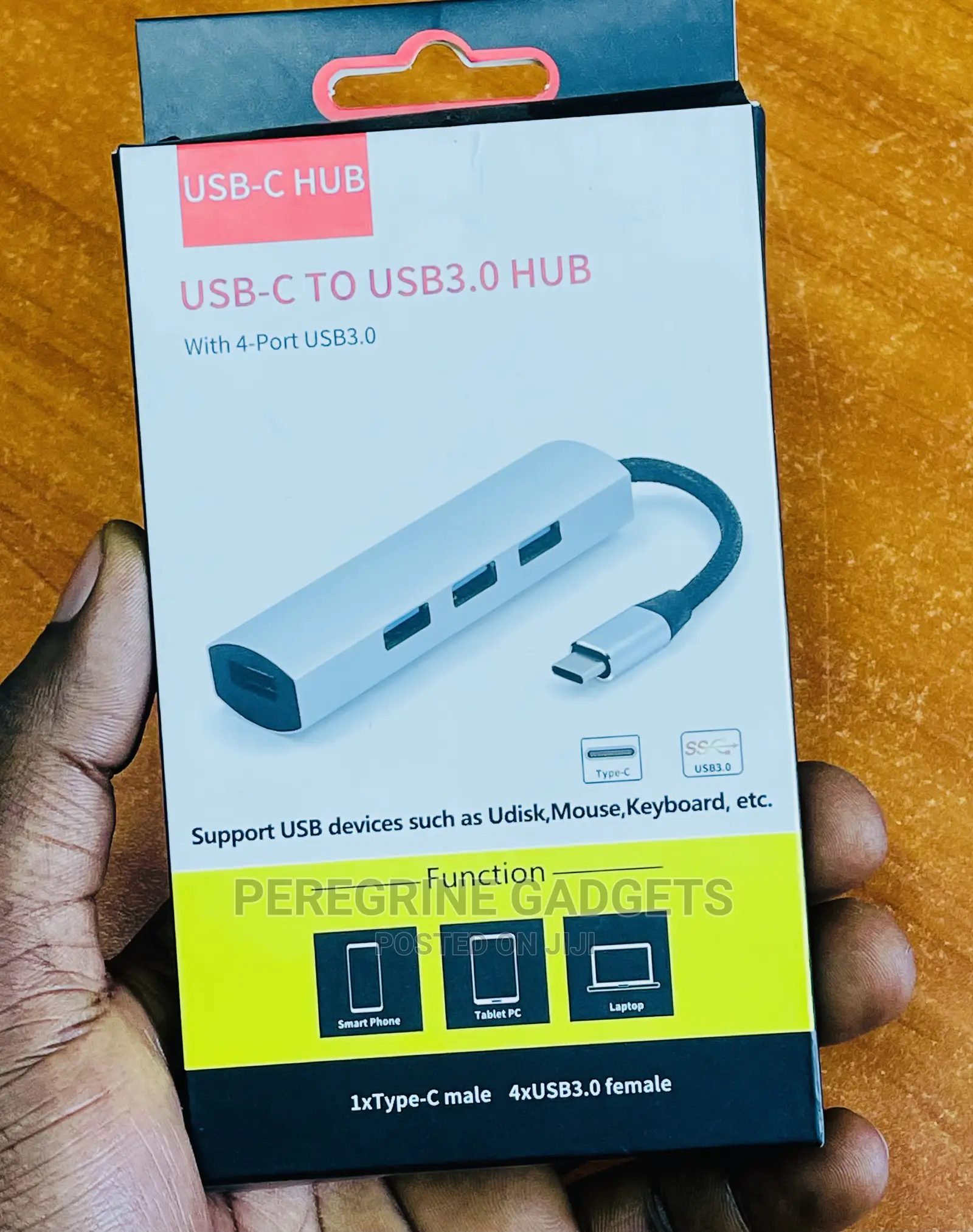 Original Usb-C to Usb3.0 Hub 4port ;.: