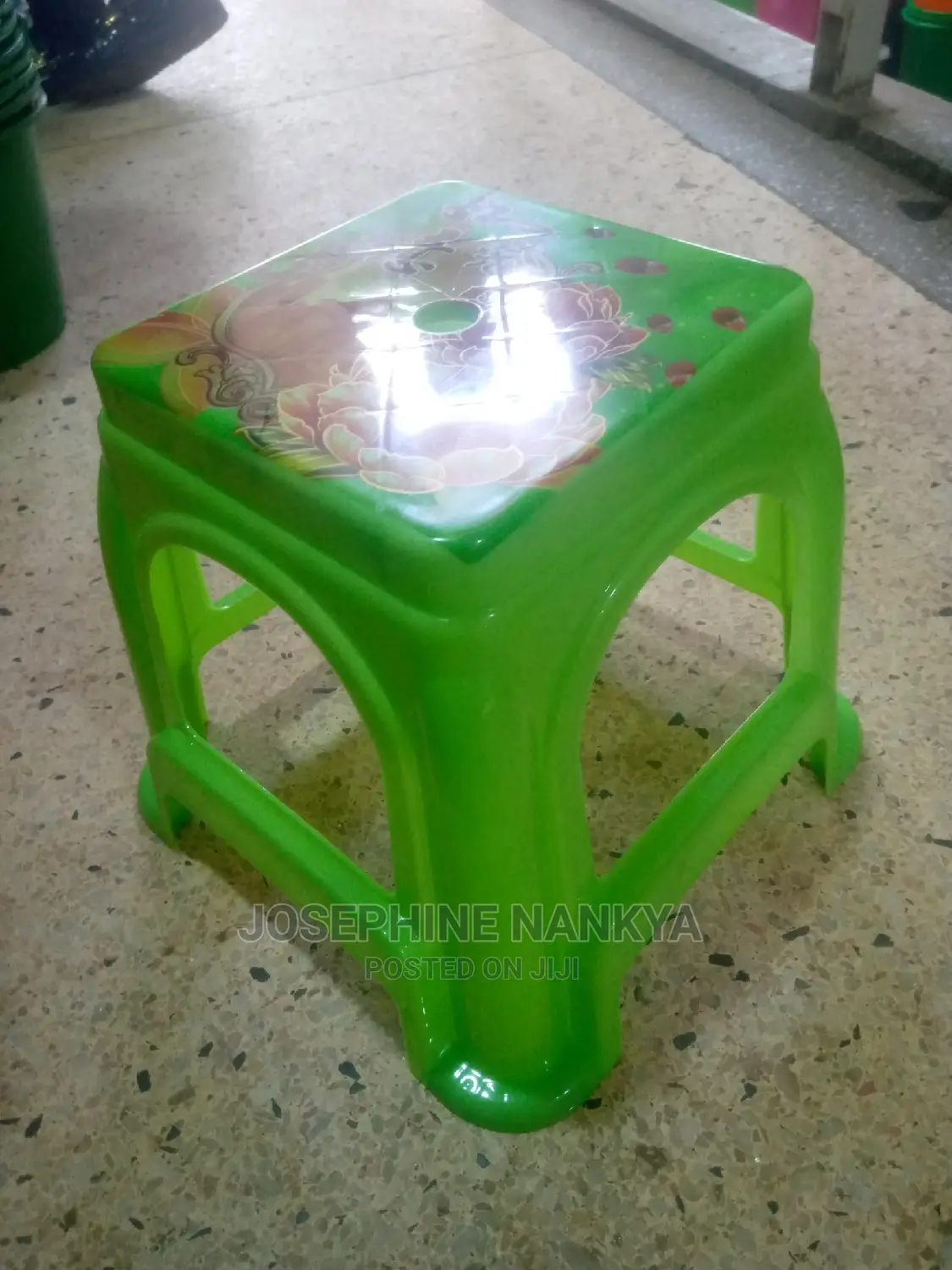Baby Plastic Stool Green