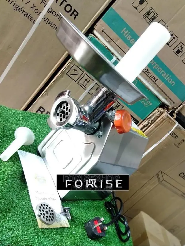 Commercial Meat Grinder, With Sausage Filler