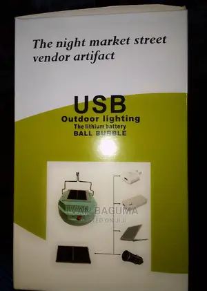 DP Solar / USB Rechargeable Night Market Bulb