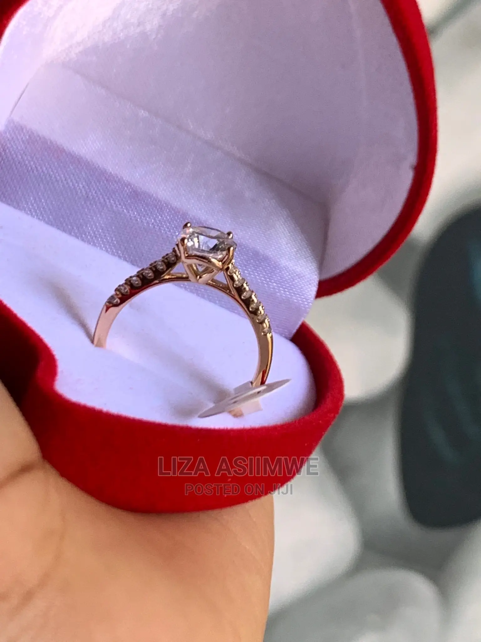 Simple and Elegant Engagement Rings Available in Size 7/17