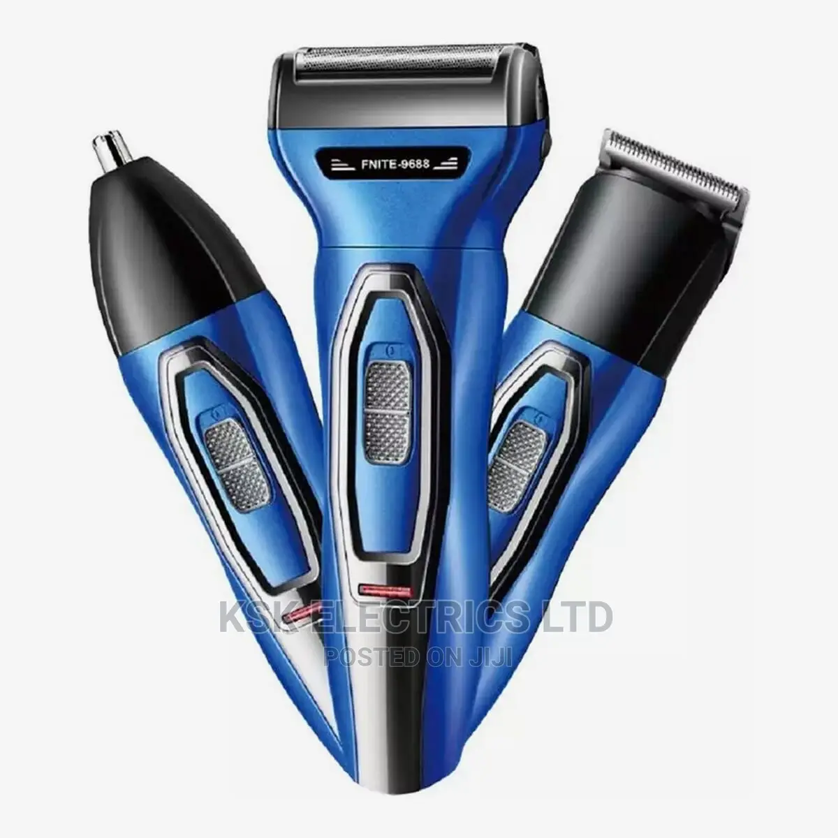 Nikai 3 In 1 Shaver, Nose Trimmer And Groomer Nk-1087-3