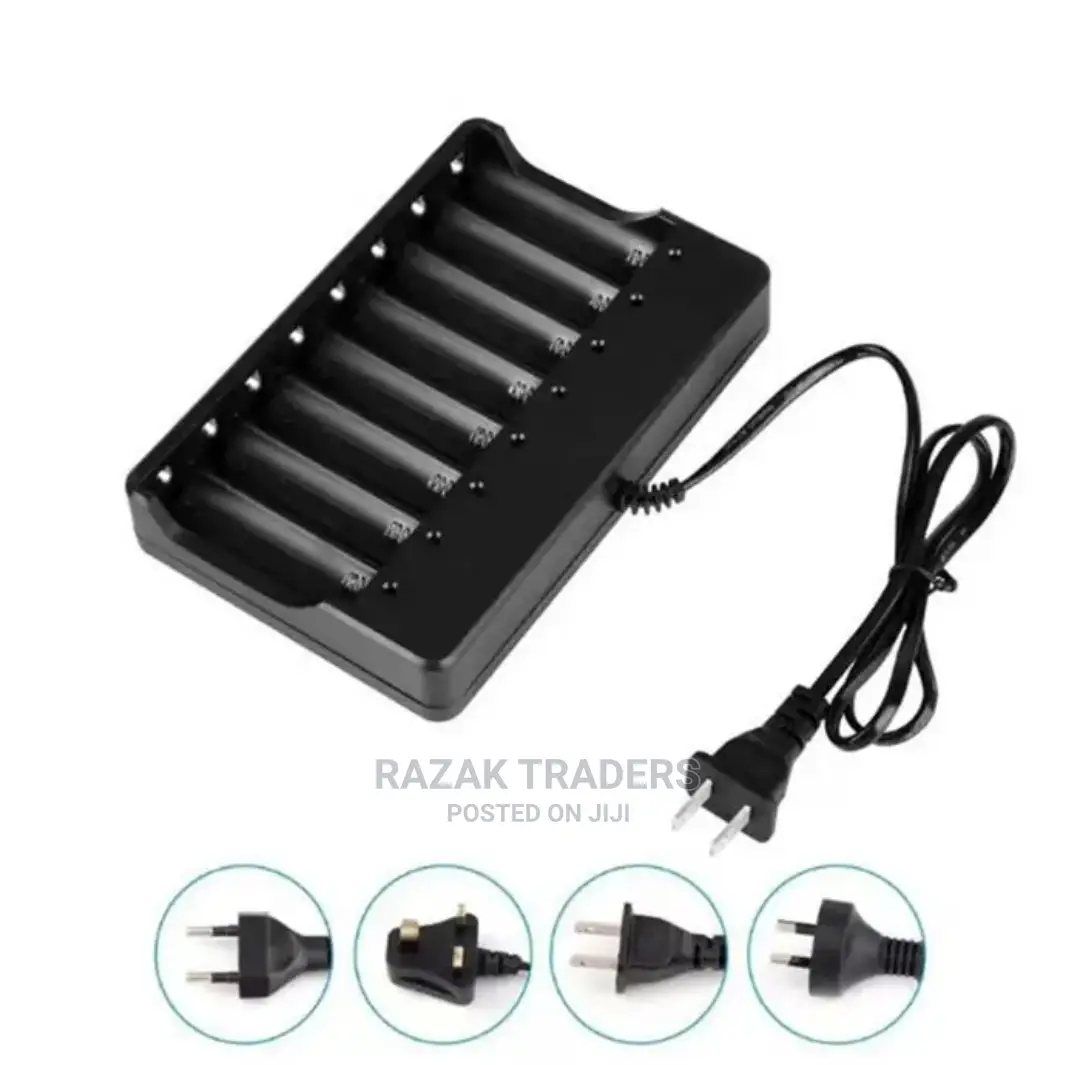 3.7V 18650 Positive and Negative Lithium Battery Charger8pcs