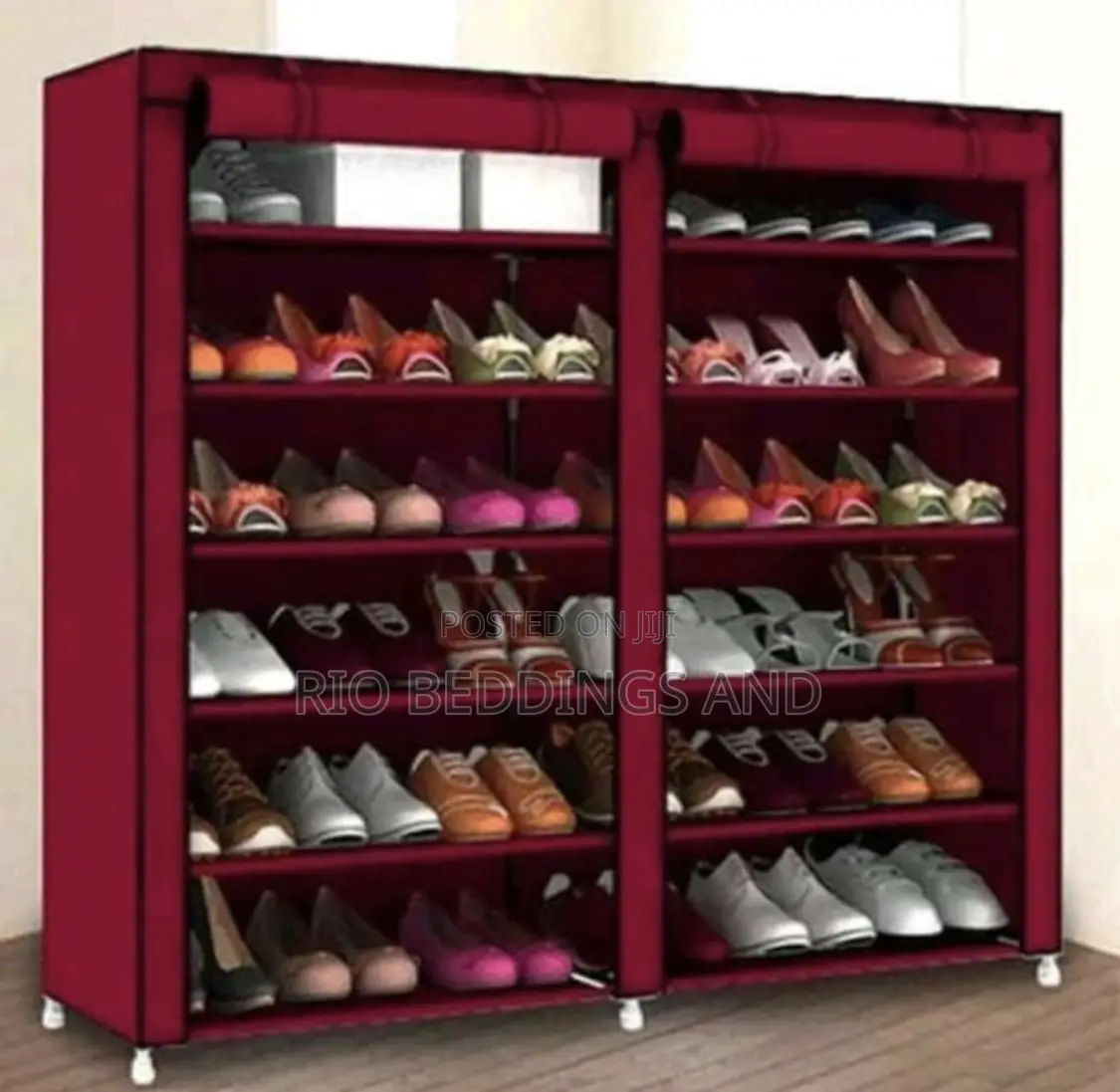 Metallic Shoe Rack
