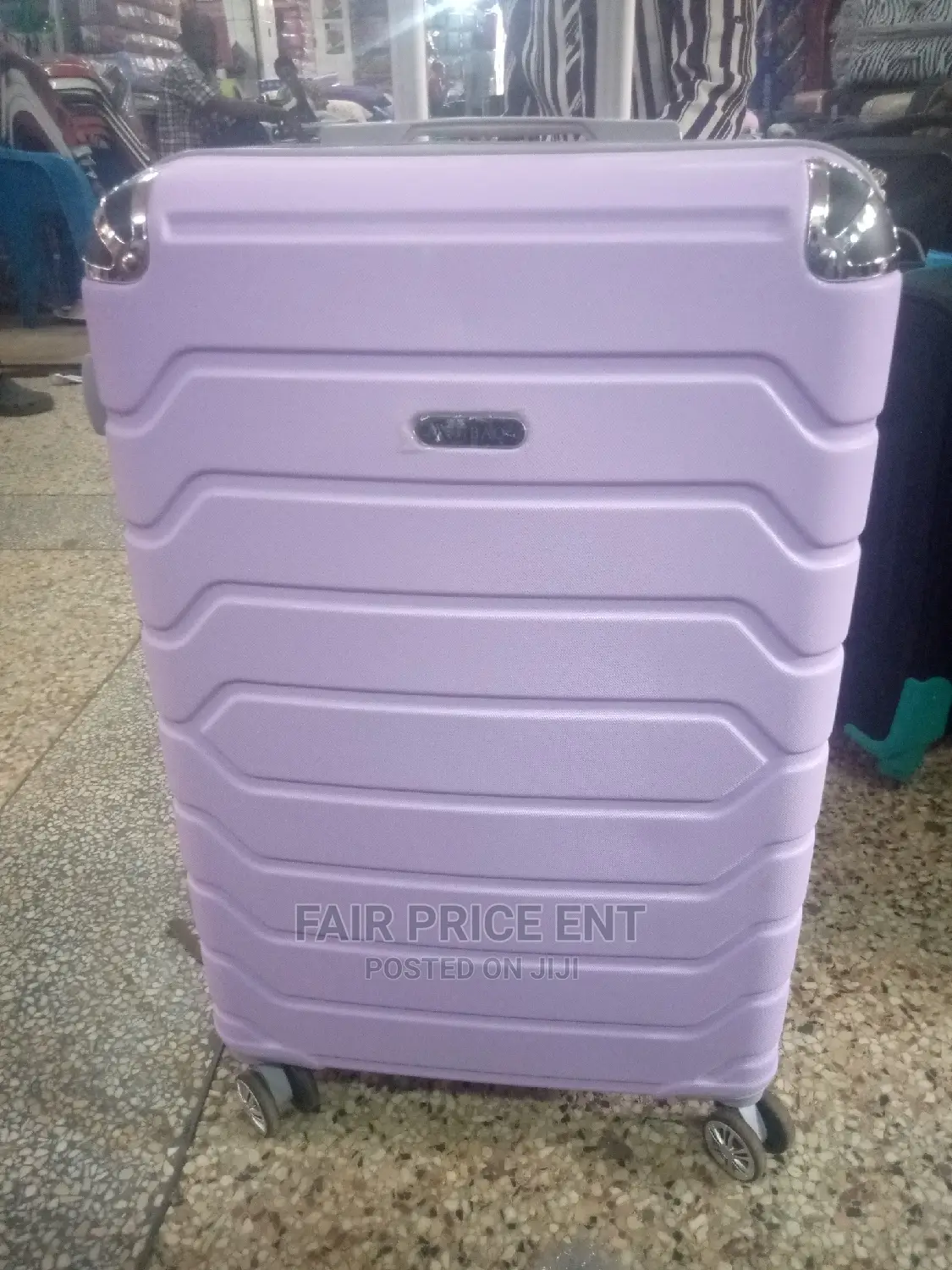 Original Plastic Suitcases.Large.( Purple)