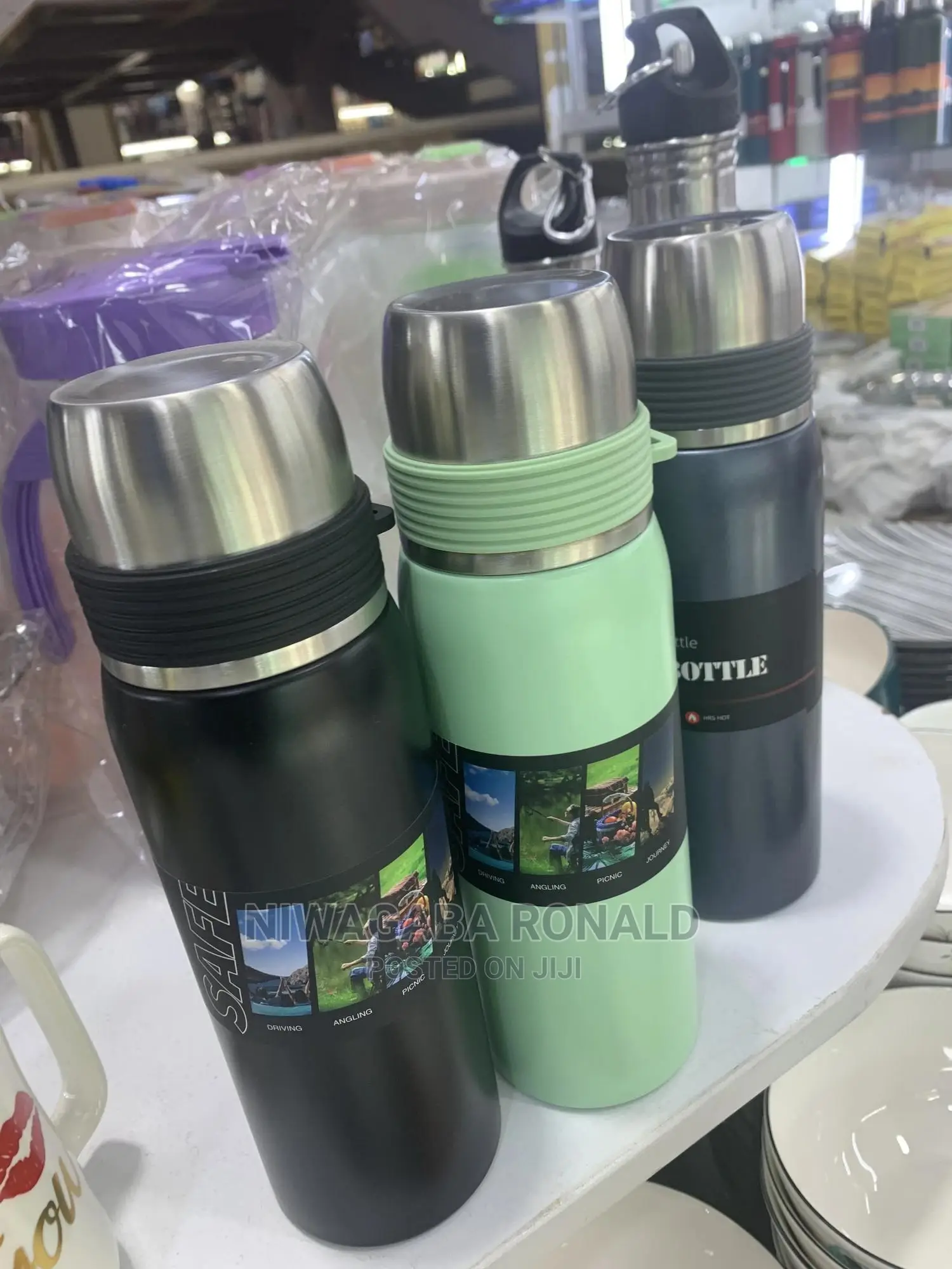 0.5L Bottle Flask Keeps Hot Cold for 6 Hours