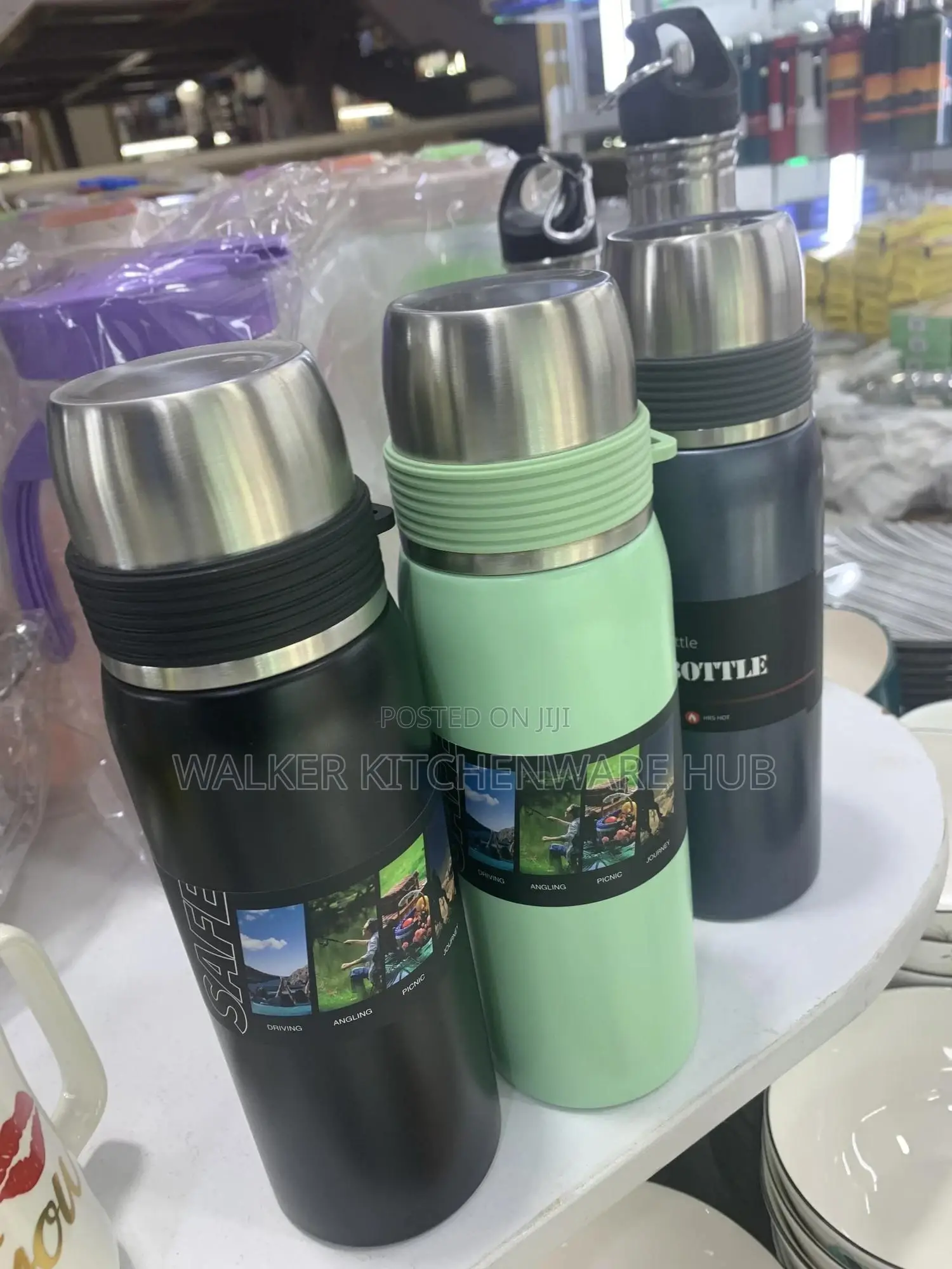 0.5L Bottle Flask Keeps Hot Cold for 6 Hours