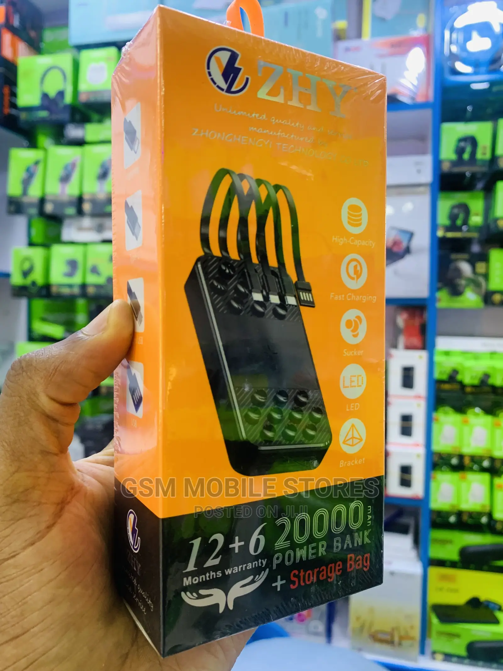 ZHY High Capacity 20000mah Fast Charging Power Bank