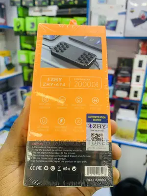 ZHY High Capacity 20000mah Fast Charging Power Bank