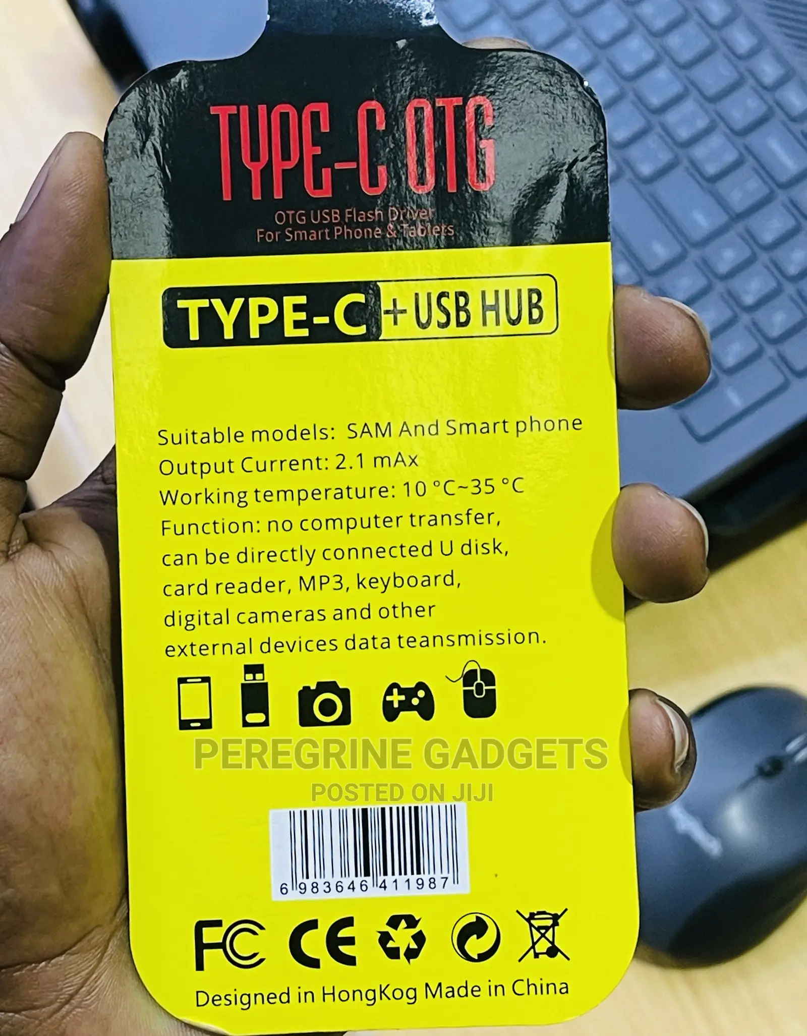 Original Type -C USB OTG Hub .:;,