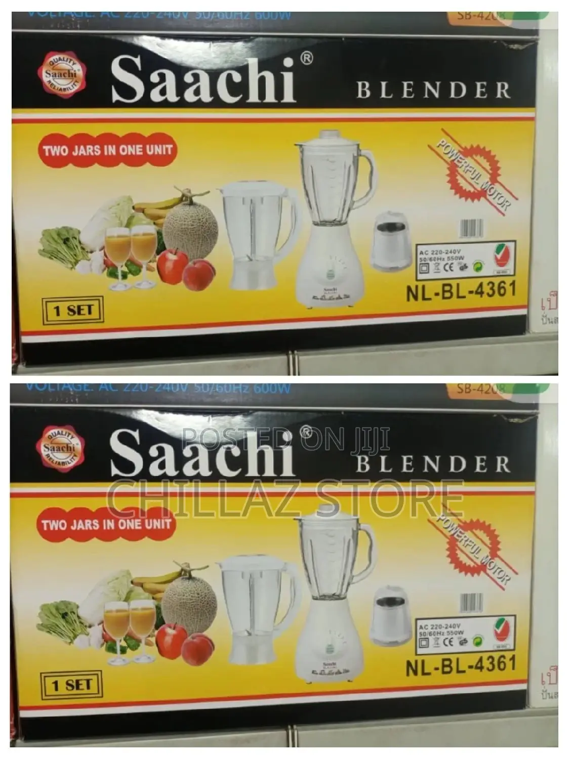Saachi Blender.