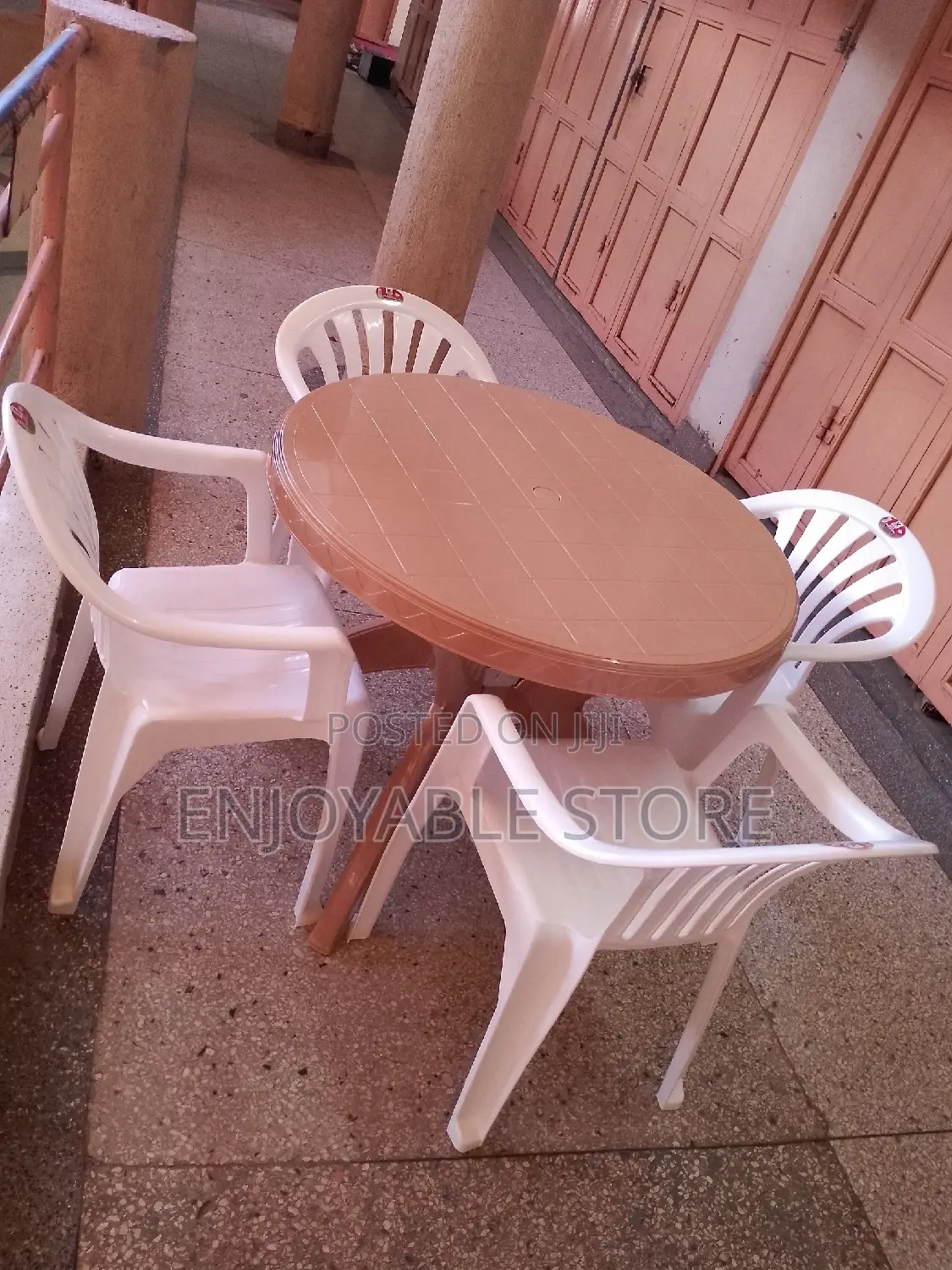Plastic Table Chairs Set