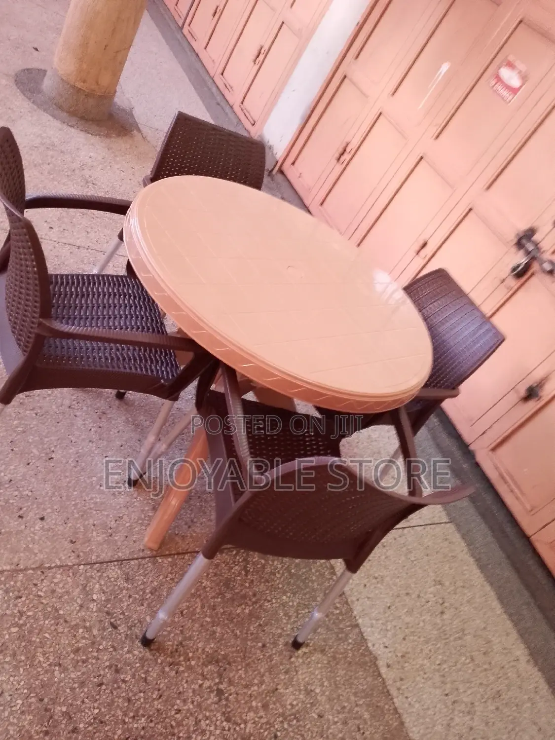 Plastic Table and Chairs