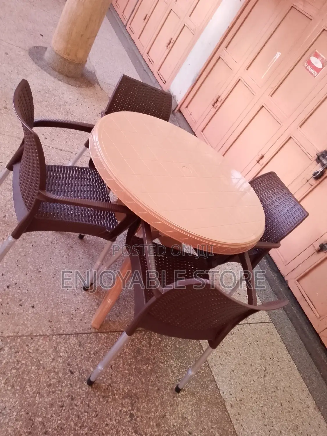 Plastic Table and Chairs