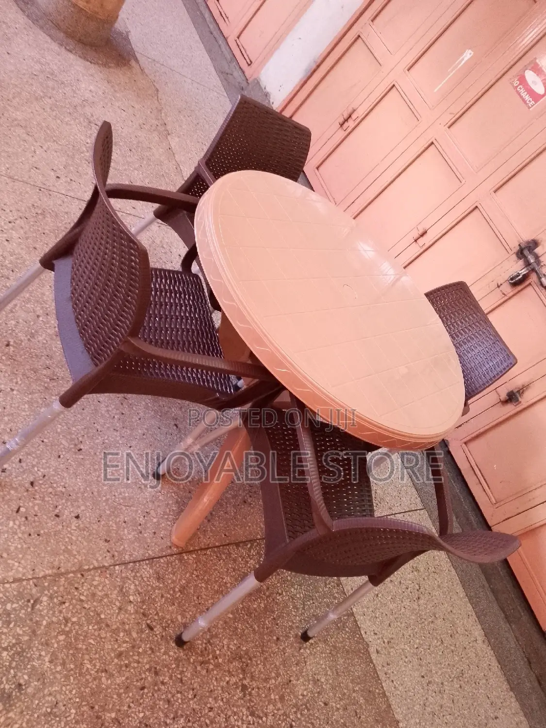 Plastic Table and Chairs