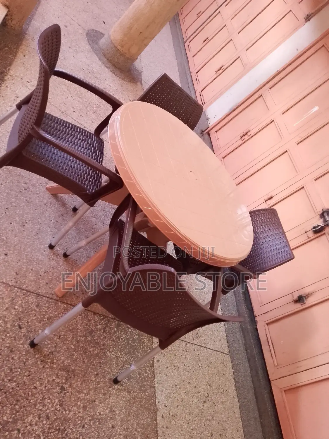 Plastic Table Chairs Set