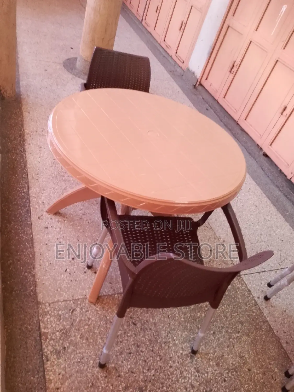 Plastic Chairs N Table(Balcony)