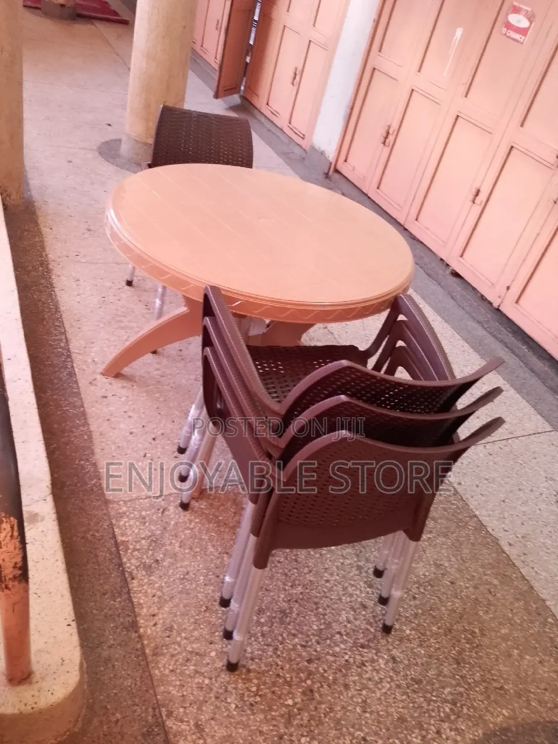 Plastic Chairs N Table(Balcony)
