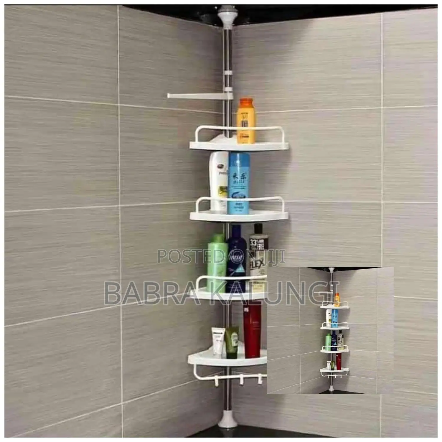 M Adjustable Multi Corner Shelf Bathroom