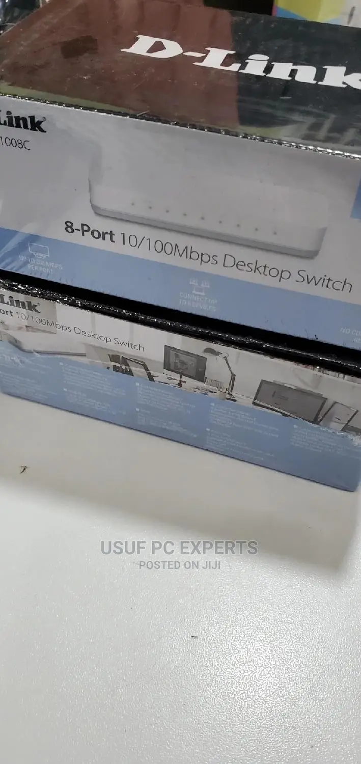 D Link 8 Port Switch