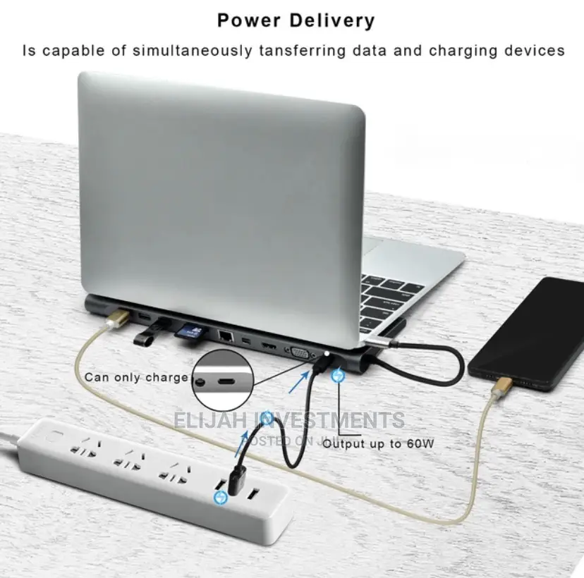Type C Hub Work Station for Mac