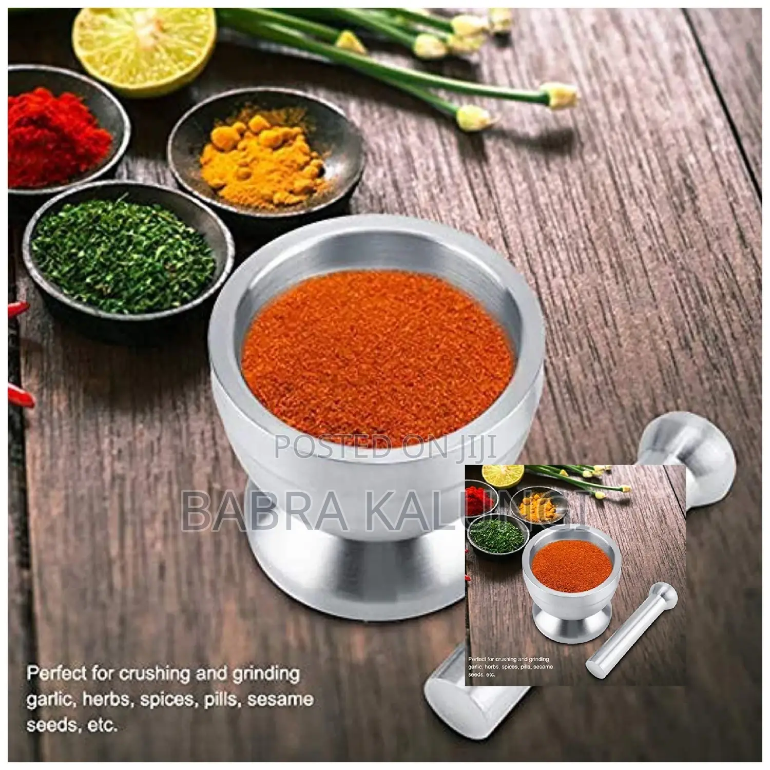 Stainless Steel Mortar and Pestle